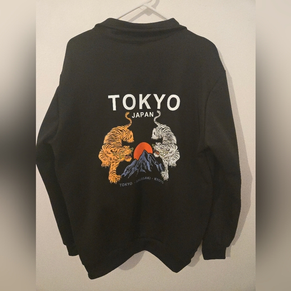 unbranded Other - Tiger Hoodie Japanese Tokyo Back Print Sweatshirt Mens Medium Clothing Gang Gift